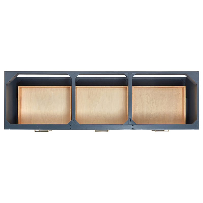 Macmullin 72.25'' W Double Vanity, Midnight Blue, 60"