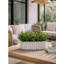 Faux Greenery Arangement in White Planter