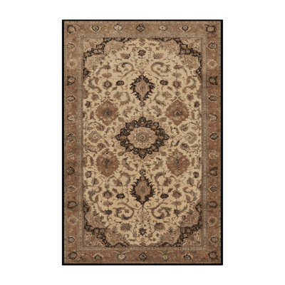 Tapis brun lavable à la machine