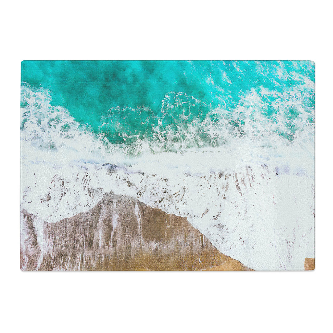 Tempered Glass Ocean Dreams Chopping Board