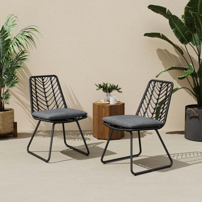 Ensemble de chaises avec coussins impermÃ©ables