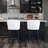 Maven Lane Gia Kitchen Stool with Canvas Fabric Upholstery-111462699-111462703
