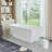 66.9" x 29.5" Freestanding Soaking Acrylic Bathtub-88388740