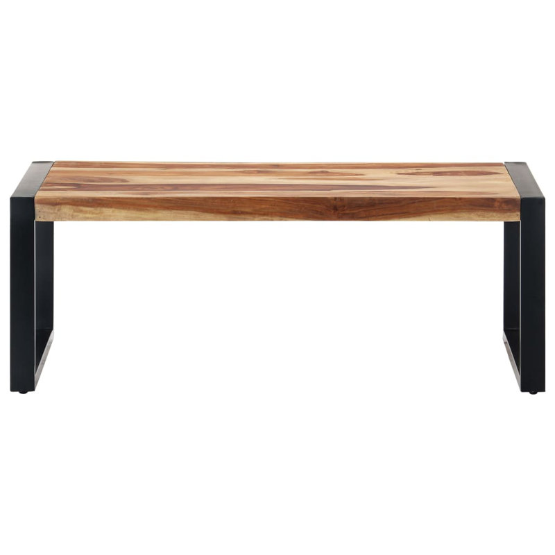 Lusk Frame Single Coffee Table with Storage, Walnut