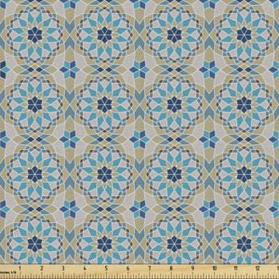 Kavir Eastern Moroccan with Flowers Fabric
