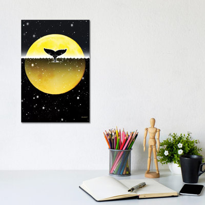 Whale Tail by Big Nose Work - Wrapped Canvas Gallery-Wrapped Canvas Giclée