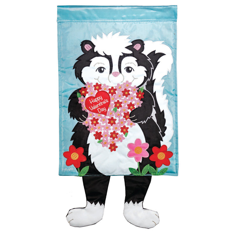 Double Sided 24 in. H x 13 in. W Polyester Garden flag