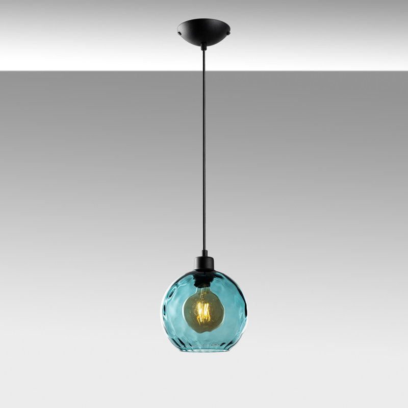 Sheen - Light Pendant, Black, Teal