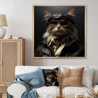 Chat, art mafieux, art mural
