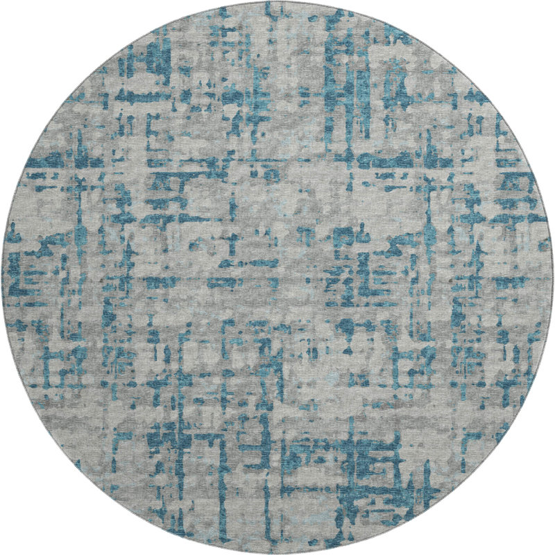 Tapis d'extérieur Hintzen, Rond 8 pi
