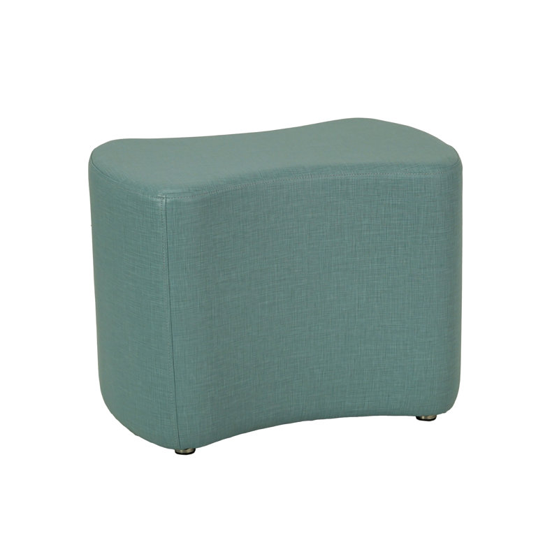 Pro Series Cog Ottoman Table with Bowtie 18" H Seating, 4-Piece Set, Sky Blue/Cosmic Strandz