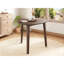 Tables de bout triangulaires peu encombrantes, bois aggloméré 35,91 po, brun moderne pour la maison-876216411