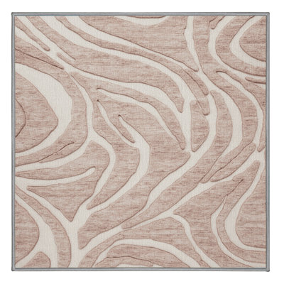 Machine Washable Abstract Gray Area Rug