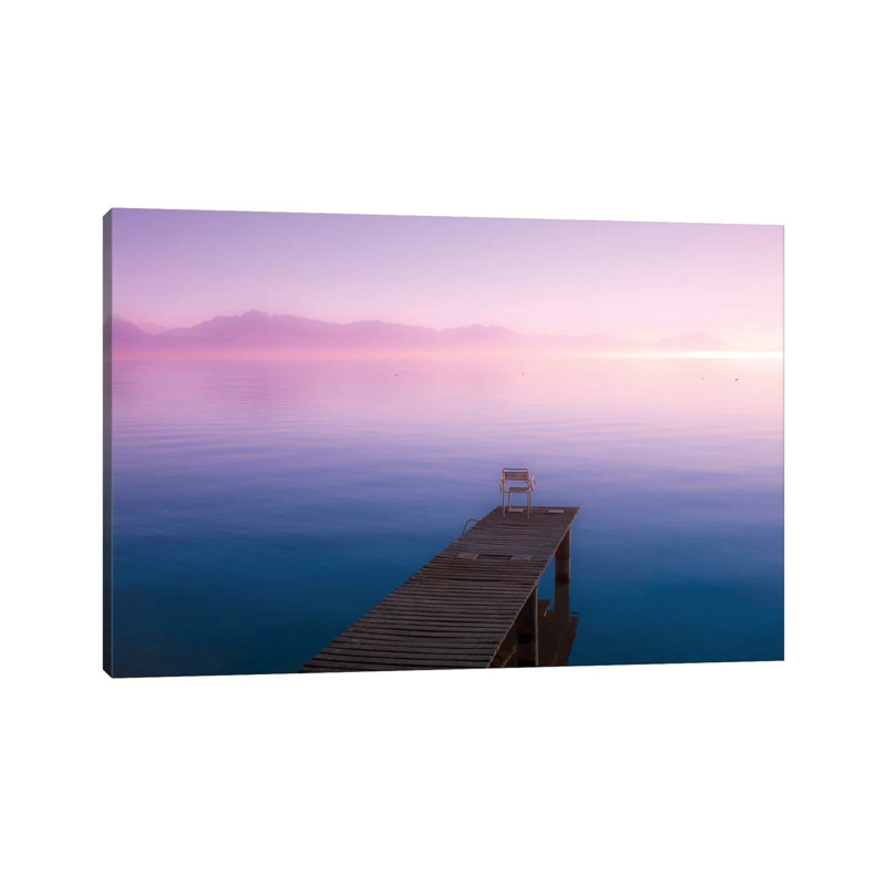 Infinite Sunset by Beli - Wrapped Canvas Print, 101.6 cm H x 66.04 cm W x 1.91 cm D