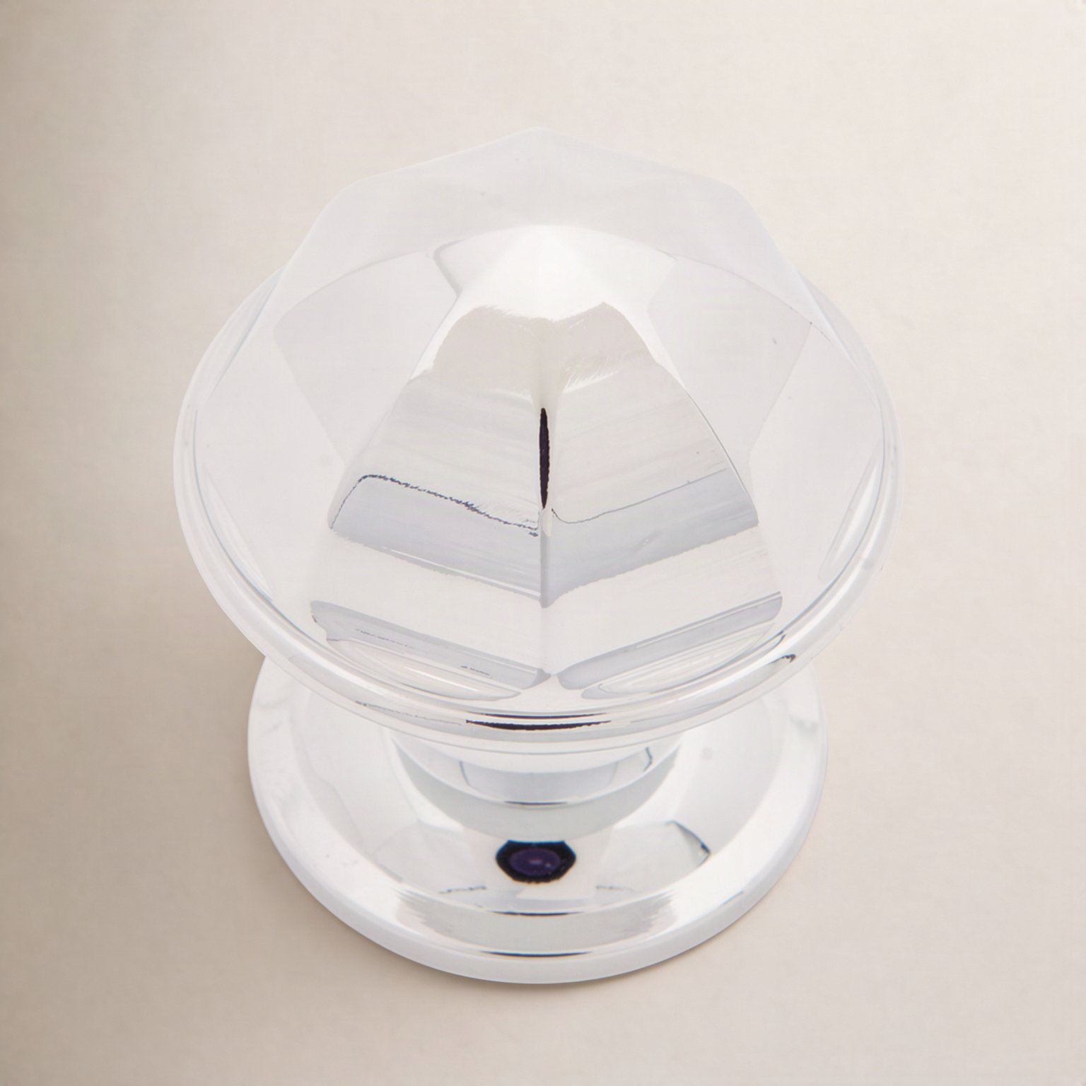 CK Series Contoured Dome Cabinet Knob, Polished Chrome