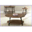 Table basse Modern Barn Board avec finition chêne - Tablette supplémentaire pour le style de salon Rangement