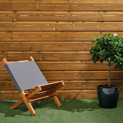 Viking Painted Cladding TG Shiplap White Oak (L) 2.4M (W) 146Mm (T) 19Mm Pack Of 126 Pieces (21 Bundles)