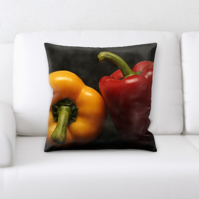 Microsuede Reversible Throw Pillow