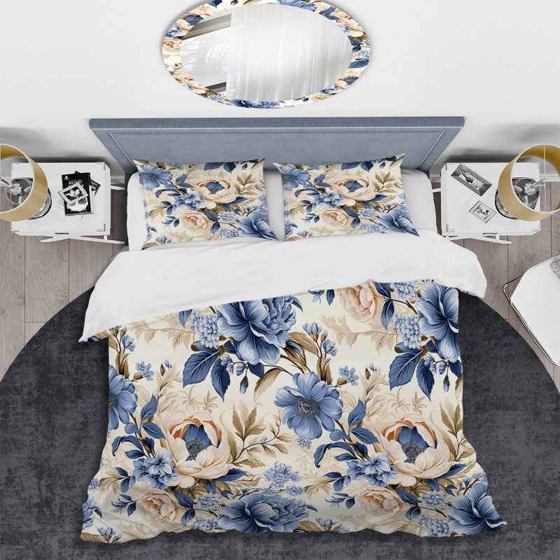 Ensemble de housse de couette Asjia Hajirah, Housse de couette simple + 1 taie décorative stan