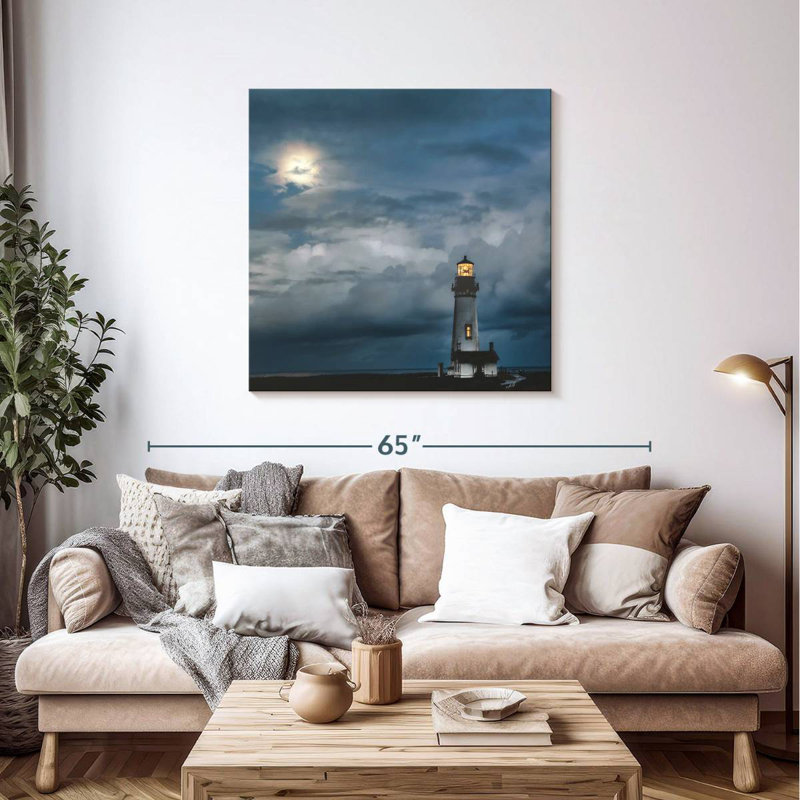 Phare d'Aletra au clair de lune