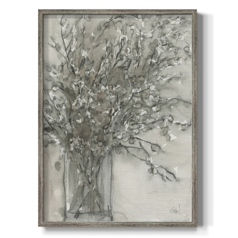 Dry Elegance I Framed Print - Solid Wood, 11" H x 9" W