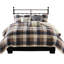 Courtepointe 6 pièces pour très grand / très grand lit, chevrons neutres, motif écossais Buffalo, coussin lavable à la machine imprimé chevrons, neutre, bordure, 3 coussins avec tous les détails de broderie-119379841-119379839