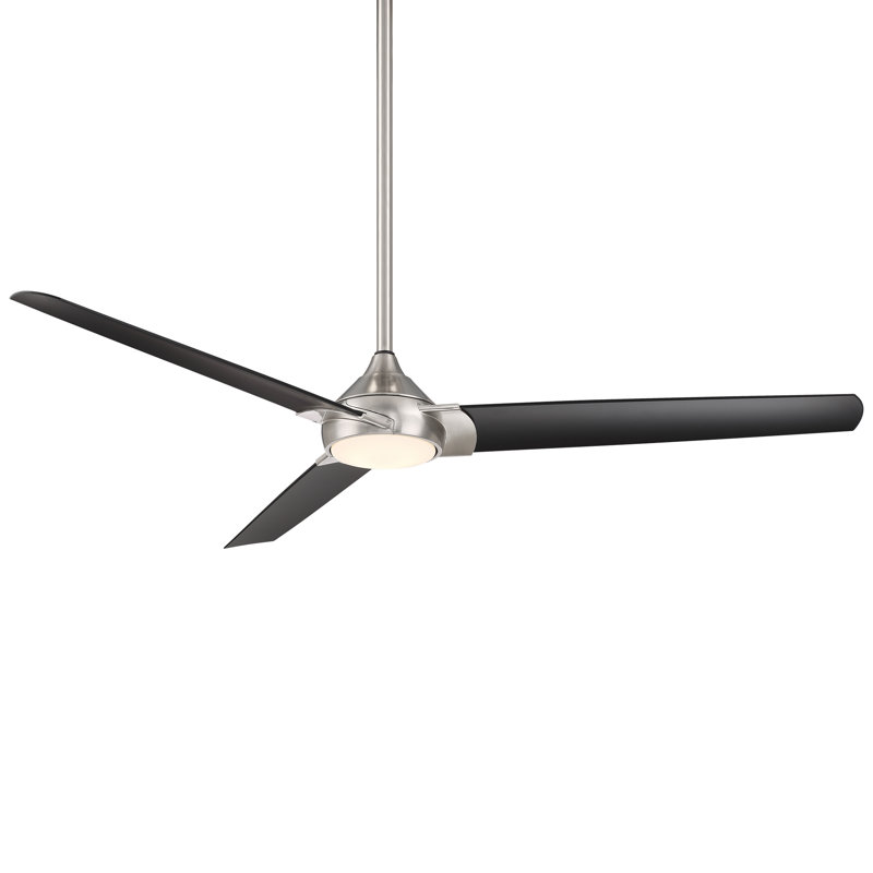 60'' Ceiling Fan with LED Lights, Brushed Nickel
