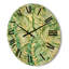 Horloge murale feuilles tropicales de Monstera-63901912