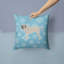 Coussin intérieur/extérieur en flocons d’hiver-32011247