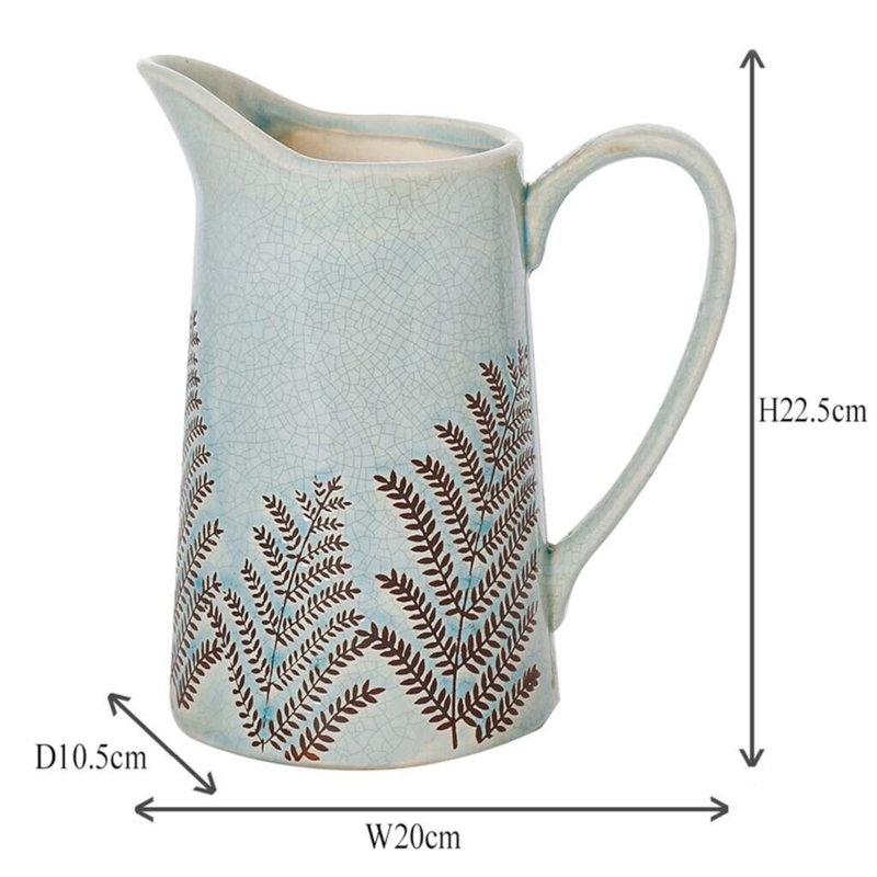 Doyle Ceramic Decorative Urns & Jars, Blue