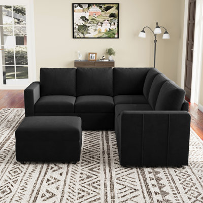 Aubade L-Shaped Modular Storage Sofa Set