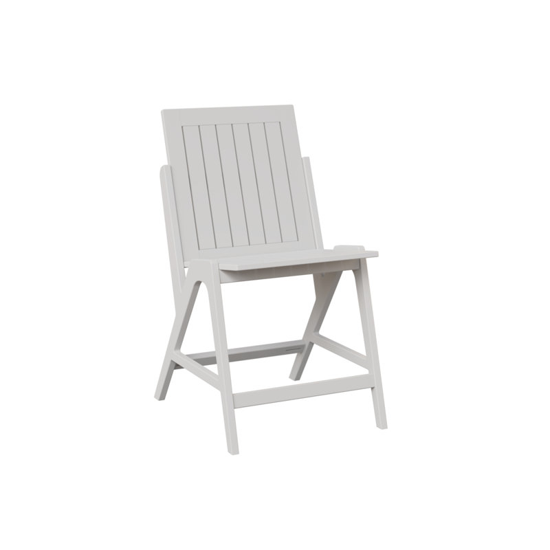 Chaise d'appoint berlinoise Berlin, Blanc mat, 23.25"