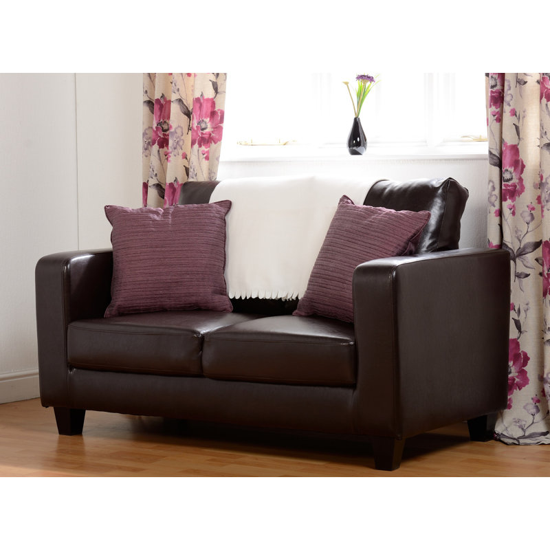 Layden 2 Seater Loveseat, Espresso Brown