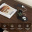 Table de bout en bois rustique, table d'appoint carrée à 2 niveaux avec tablette de rangement, canapé d'appoint industriel pour le salon, entrée