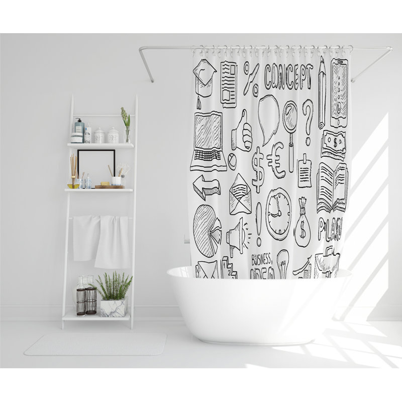 Bulverde Polyester Shower Curtain Set