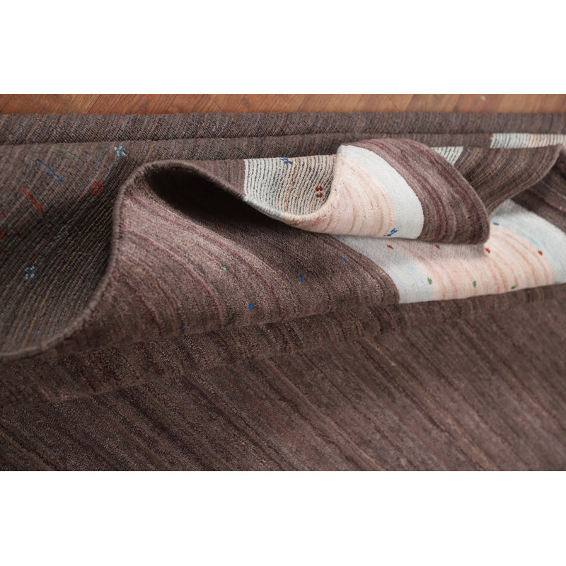 Tapis tribal brun Gabbeh 8