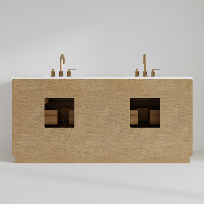 Horizontal 72" Double Vanity