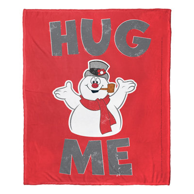 Northwest Wb / Frosty The Snowman Hug Me Silk Touch Throw In White