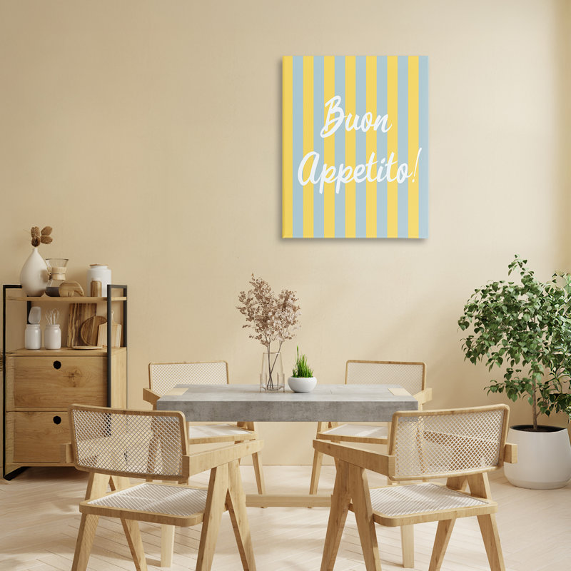 Toile de cuisine italienne Buon Appetito, design par Sundance Group, LLC, 20" H x 16" W