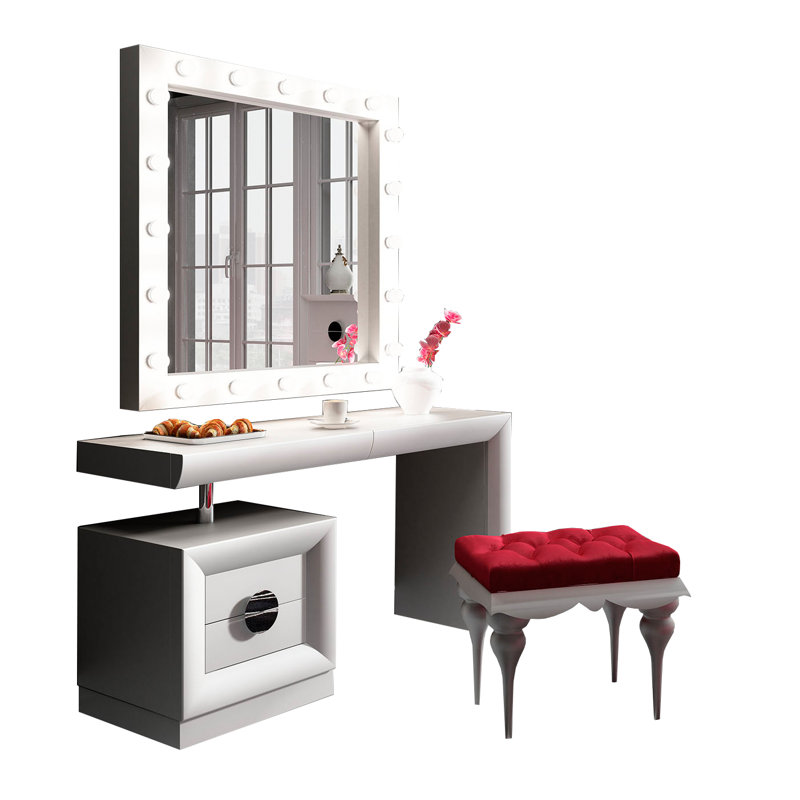 Kirkwood Vanity, Light White/Glossy