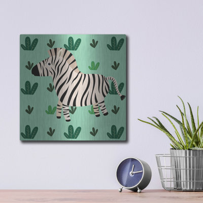 " Cute Zebra " by Luxe Metal Portfolio