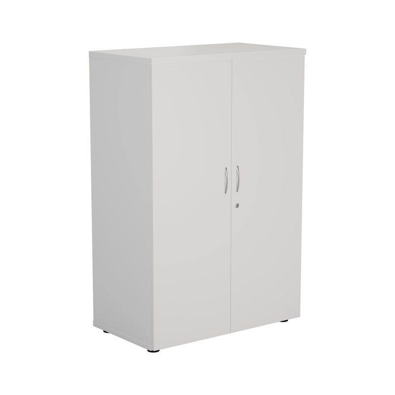Buariki 2 -Door Storage Cabinet, White