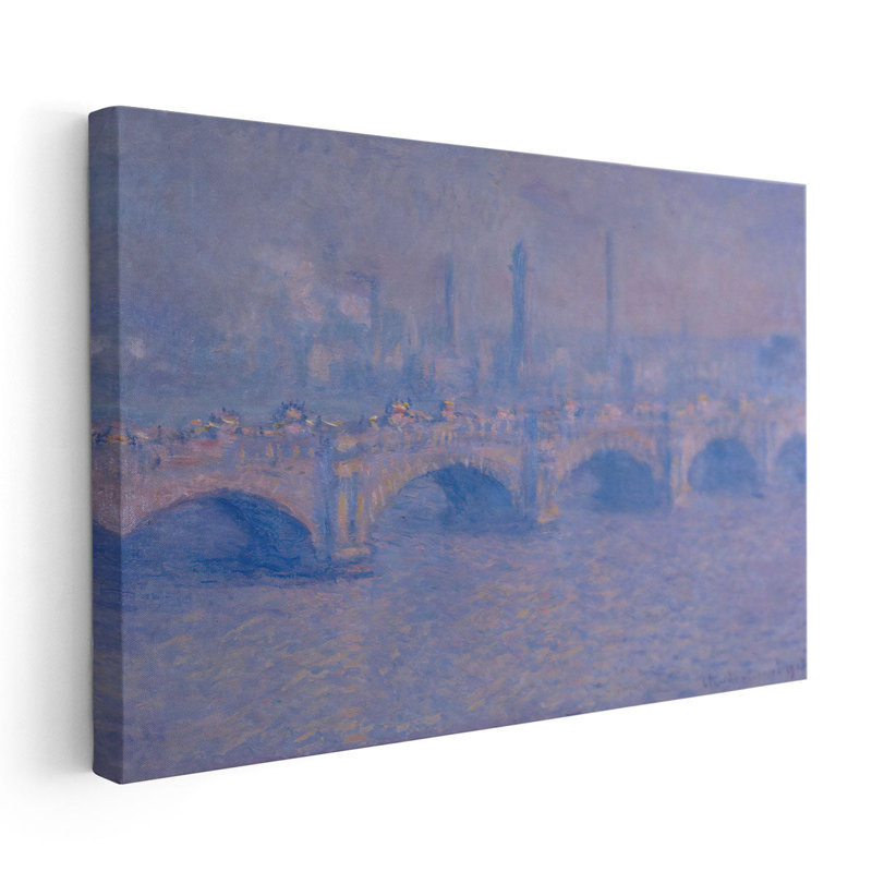Waterloo, Waterloo, effet de soleil, 1903 - reproduction d'art sur toile, H 24 po x l 36 po