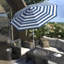Parasol de patio blanc mat 11 pi.-10839848
