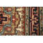 Tapis décoratif ivoire fait à la main en laine 3 x 5