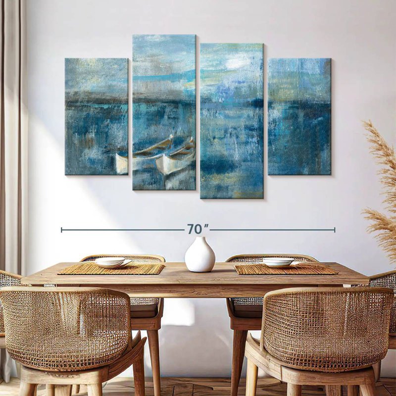 Mehar Two Boats, 42" H x 68" W