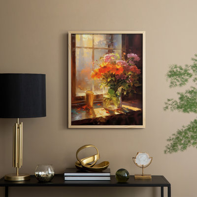 Impression encadrée FLORAL Series DCCLxx - Bois massif