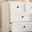 Chest Of Drawer With 7 Drawers White Colour Farm Door