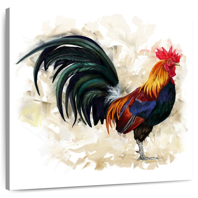 Brampt fier coq Brampt, H 10 po x l 10 po