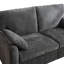 Canapé rembourré 2 places avec coussins en duvet Jax Chenille-457483401